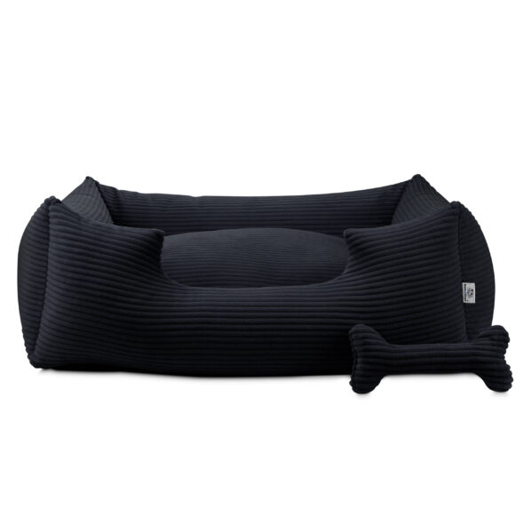 czarne posłanie ortopedyczne czarne legowisko dla psa