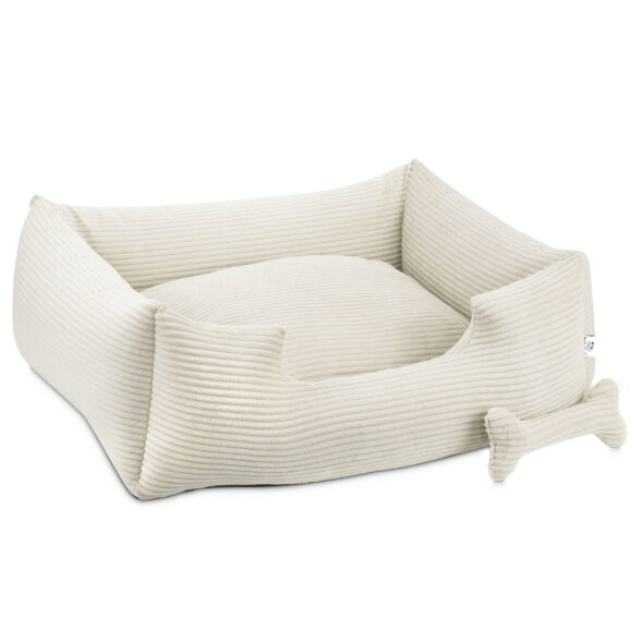 ortopedyczne legowisko jasnobeżowe legowisko dla psa